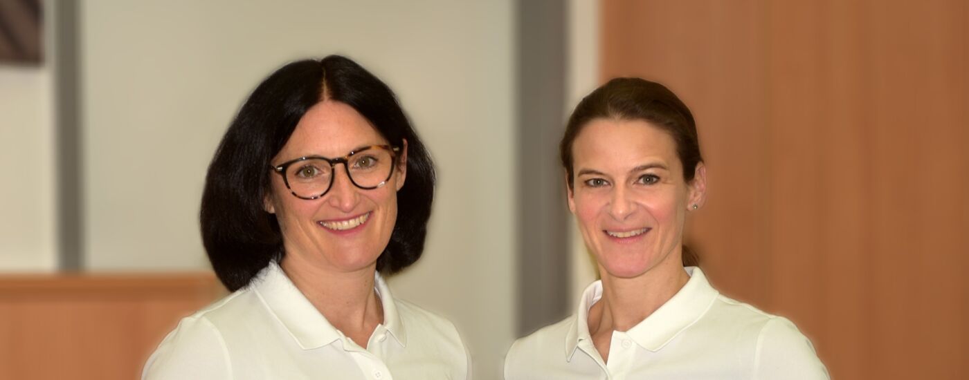 Frau Dr. von der Haar und Frau Dr. Schöning